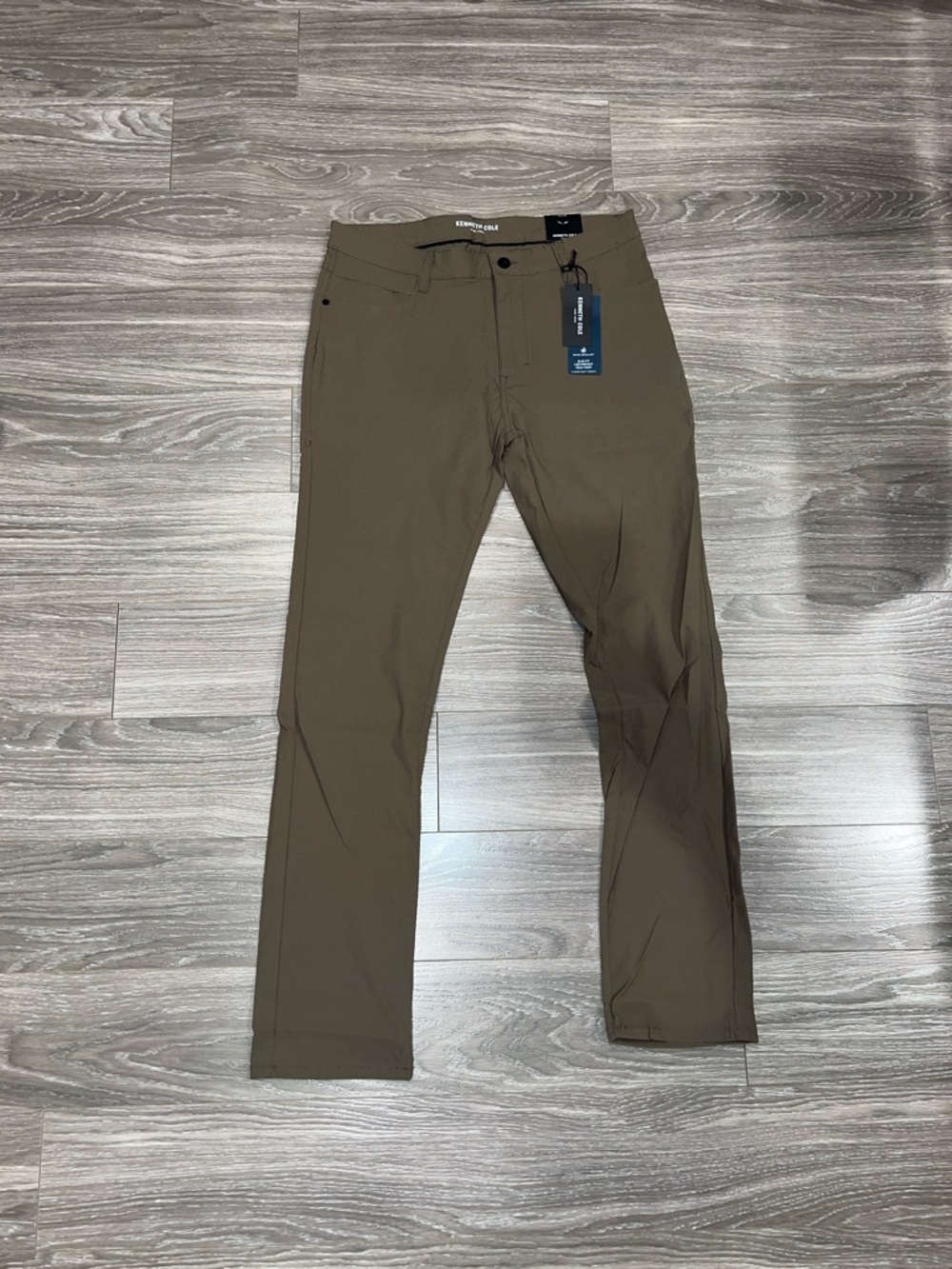 Kenneth Cole Mobility Slim Stretch Chinos- Chocolate